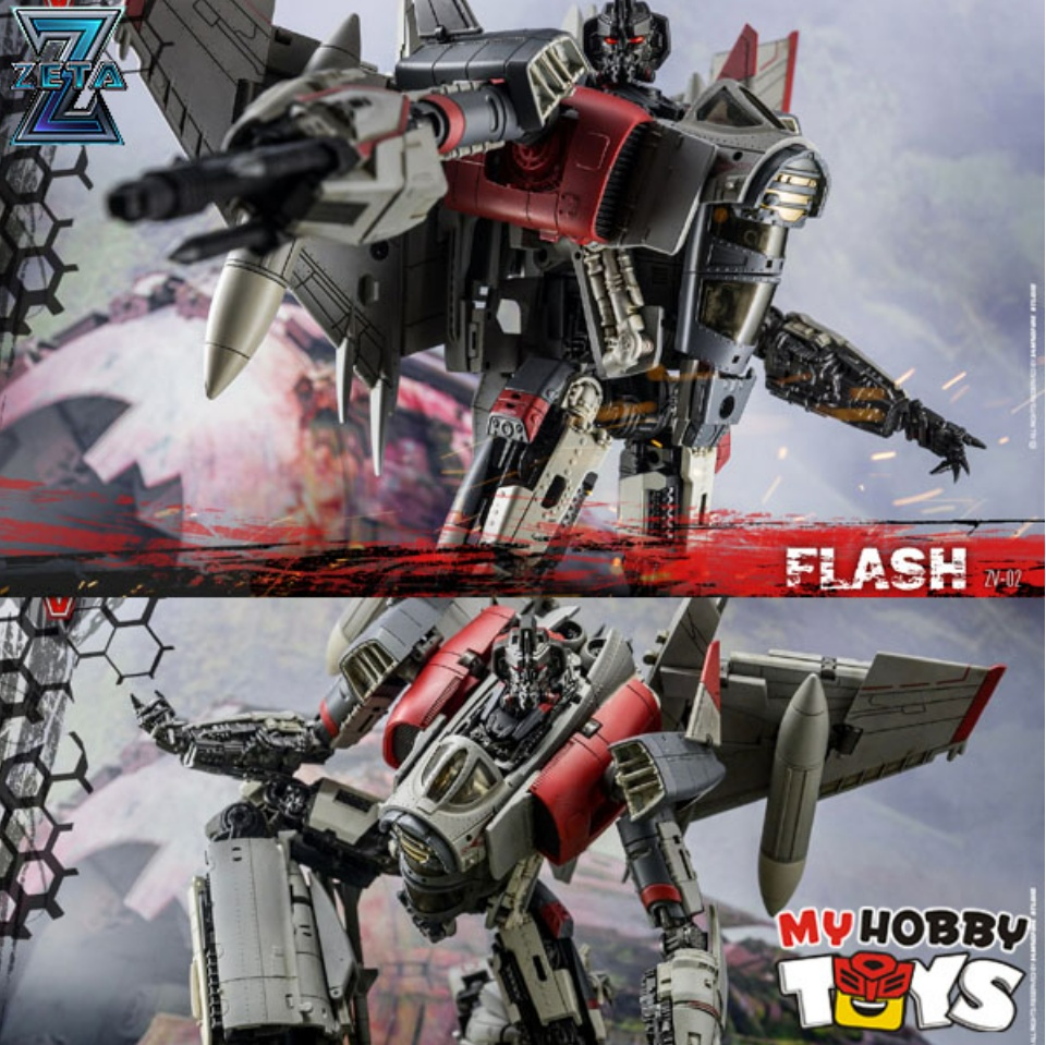 Zeta Toys Transformable Robot - V Series ZV-02 Flash