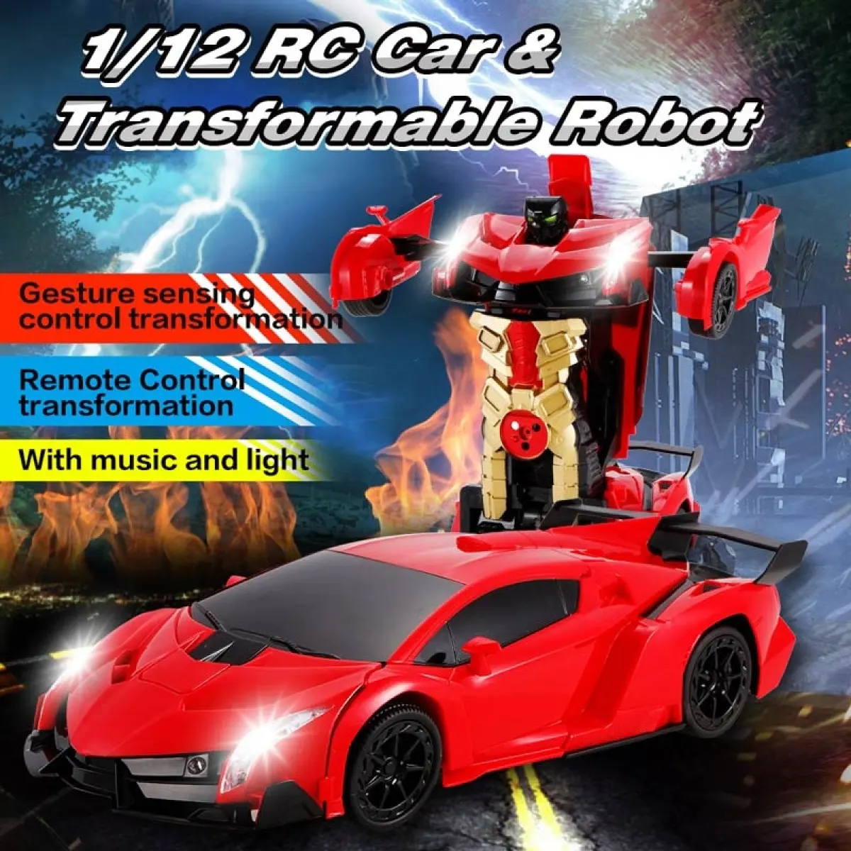 gesture transformer car